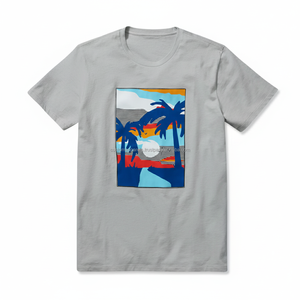 Camisetas de algodón azul claro personalizadas 220 GSM OEM logo estampado bordado fábrica proveedor a granel fabricante de ropa de etiqueta privada - Product Image 6