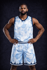 Ensemble de maillots de basket-ball personnalisés en sublimation, séchage rapide, pour équipes de basket-ball - Product Image 4
