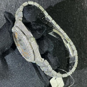 Relojes de Lujo Hechos a Mano, Unisex, Clásicos, Estilo Hip Hop, Mecánicos Automáticos, de Acero Inoxidable, con Cristal de Zafiro, 100 Unidades - Product Image 5