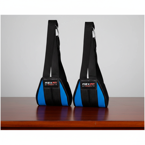 Sangles abdominales professionnelles Rexfit Sport pour la gym et la maison, avec support rembourré épais pour les bras, pour les exercices de levage des jambes, du tronc et des abdominaux - Product Image 3