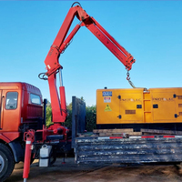 Bob-Lift Mobile Knuckle Boom Crane 3.2 Ton 4 Ton Truck Mounted Crane Peralatan Pengangkat 1-25 Ton Manipulator Crane Hidrolik Baru