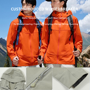 Custom Canvas Nylon Eco-Friendly Quilted Windbreaker Hiking Outdoor Sportswear Trekking <b>Cycling</b> Winter Men Women Waterproof - Product Image 3
