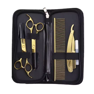 Ensemble de barbier professionnel en acier inoxydable pour la coupe, le coiffage et l'entretien des cheveux, kit d'outils de coiffure complet pliable pour salon - Product Image 4