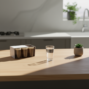 Paquete de 6 Vasos de Vidrio Cana de 170 ml, Juego de Cristalería Elegante - Product Image 2