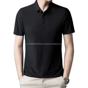 New Summer Thin Breathable <b>Stretch</b> <b>Men</b> Solid Popular Polo <b>Shirt</b> New Business Casual Lapel Polo <b>Shirt</b> Male Brand Clothing - Product Image 6