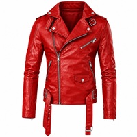 Blouson en cuir matelassé pour homme, en cuir de vachette véritable, noir, rembourré, élégant, pour moto, pour adulte