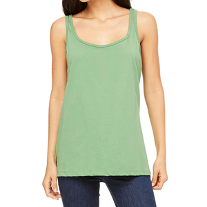 Débardeurs pour femmes tendance, best-sellers, avec logo, coupe ajustée, unis, longs, pour le fitness et l'entraînement, 100% respirants, durables, OEM - Product Image 1