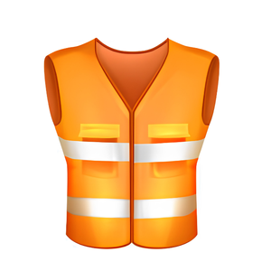 Gilet de chantier haute visibilité réfléchissant sans couture avec logo personnalisé et poches pour enfants unisexe orange jaune rose violet - Product Image 1