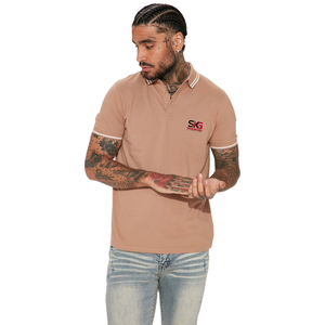 Men's Polo <b>Shirt</b> Contrast Trim Short Sleeve <b>Collared</b> <b>T</b> <b>Shirt</b> Custom Logo Casual Wear - Product Image 4
