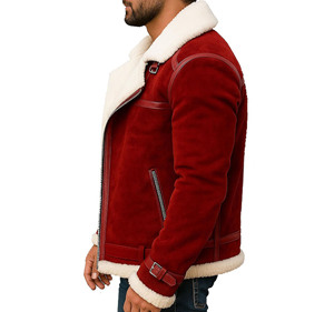 Chaqueta de cuero genuino para hombre y traje ajustado para hombre, nuevo diseño, abrigo de cuero con cuello vuelto para hombre, chaqueta de fiesta y abrigo de cuero para hombre - Product Image 3