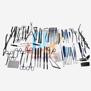 Juego de Instrumentos para Rinoplastia, Quirúrgico ORL, 65 Piezas, Manual, Acero Inoxidable Recubierto de Titanio de Alta Calidad, Certificado CE, Autoclavable - Product Image 3