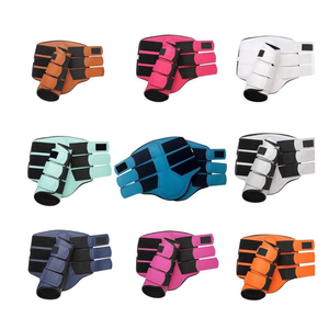 Botas de Tendón de Caballo de Tela de Color Sólido Personalizadas, Protectores de Piernas para Montar a Caballo, Tallas S, M, L - Product Image 6
