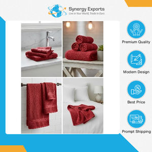 Vente en gros de serviettes de bain en polycoton de qualité supérieure, séchage rapide, finition lavée, pour hôtels et restaurants, au meilleur prix - Product Image 5