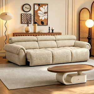 Divano Letto Elettrico di Lusso Moderno Multifunzionale in Tessuto Chenille con Reclinazione Intelligente <span class=keywords><strong>per</strong></span> Soggiorno - Product Image 1