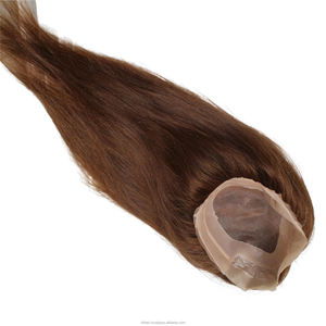 Premium <b>hair</b> toppers for women real human <b>hair</b>, Brown shade ensures natural blend, secure fit, and confidence - Product Image 2