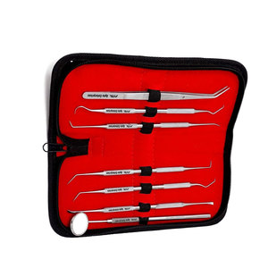 Herramientas Dentales Profesionales, Removedor de Placa, Kit Completo de Limpieza Dental con Raspador de Dientes de Acero Inoxidable y Espejo - Product Image 2
