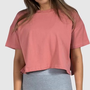 Ropa de Mujer, Camiseta Corta de Manga Corta Transpirable para Mujer, Cuello Redondo, Ropa Deportiva, Yoga, Fitness, Camiseta Corta para Mujer 2027 - Product Image 2
