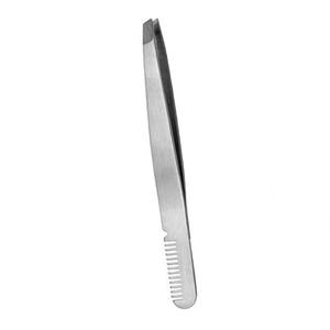 แหนบตัดขนตา Morje Surgical Precision ปลายหยัก สแตนเลส สีฟ้า ขนาด 10 มม. จับถนัดมือ - Product Image 6