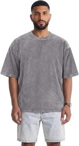 <b>Mens</b> Slim Fit 220g Heavyweight 100% Cotton Eco-Friendly <b>Silk</b> Screen Printed T-<b>Shirt</b> Wholesale OEM - Product Image 3