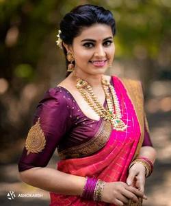 Sari moderne en soie litchi RICH LOOK avec pallu riche et broderie jacquard, chemisier non cousu, pour tenue de fête et de cérémonie, prix de gros, vêtement ethnique - Product Image 2