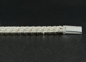 RTS Moissanite Cuban Chain Single Row S925 <b>Silver</b> Chain <b>for</b> <b>Men</b> VVS Moissanite Diamond Cuban Link Chain Hip Hop <b>Necklace</b> - Product Image 4