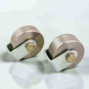 Rodillo para Puerta Corredera Moderna de Acero Inoxidable Pulido de Alta Resistencia, 50 mm de Grosor, Rodamiento Suave y Duradero, Pieza de Ferretería para Exteriores - Product Image 3
