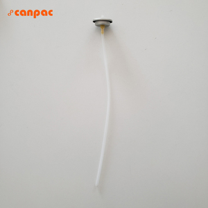 Ventes en gros de bouchons d'air pour bidons de peinture, valves aérosols en acier et plastique en forme de T, valves anti-déversement aluminium-plastique, OEM, sans étain, pour pulvérisation en jet - Product Image 1