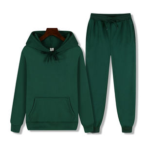 Conjunto de Sudadera con Capucha y Pantalones Deportivos de Alta Calidad con Logotipo Personalizado, Traje Deportivo con Sudadera con Cierre y Pantalones Deportivos - Product Image 4
