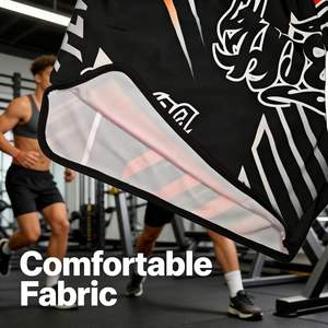 Pantalones Cortos de Muay Thai para Hombre, Estampado Satinado, Cintura Elástica, para Entrenamiento en Gimnasio, Kickboxing, Ligeros, Coloridos, Top de Muay Thai - Product Image 2