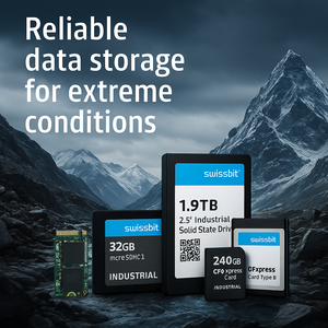 Swissbit Industrial 2,5 "SSD SATA 3,1 Gbit/s MLC 960GB para servidor NetCom Automotriz, para uso en el sector automotriz - Product Image 3
