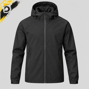 Chaqueta de Lluvia para Hombre, Diseño Transpirable, Bolsillos Prácticos y Comodidad Ligera para Aventuras al Aire Libre - Product Image 4