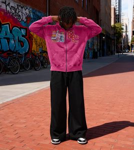 Trendy Custom Quarter <b>Zip</b> <b>Hoodie</b> Mens Heavyweight Pullover Fleece Sweatshirt Embroidered Logo Wholesale Pullover with <b>Pocket</b> - Product Image 6