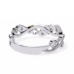 Classic Women's Lab Grown Diamond Engagement <b>Ring</b> Cut Halo Pave Setting IGI Certified 10K <b>Gold</b> Rhodium Plated Band Trendy Daily - Product Image 1