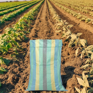 ถุงพลาสติก PP ทอหลากสีสำหรับบรรจุแป้งข้าวและปุ๋ยในแอฟริกาขนาด100กก. 50กก. 25กก. - Product Image 3