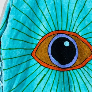 Chaqueta de Mujer Ecológica, Transpirable, 100% Algodón, Antiarrugas, de Secado Rápido, Acolchada, Kantha Sanganeri Jaipuri, para Primavera, Otoño e Invierno - Product Image 3