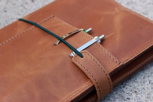 Carpeta de cubierta A5 de diario de cuero personalizado, regalos de liderazgo corporativos para clientes, carpeta de planificador, 2017 - Product Image 5