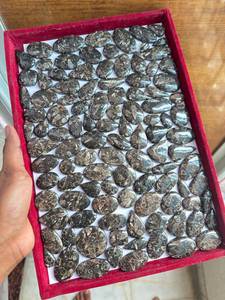 Vente en gros d'agates Turritella, pierres précieuses ovales en forme de poire, lisses et polies, cabochons d'agates Turritella, idéales pour la fabrication de bijoux - Product Image 6