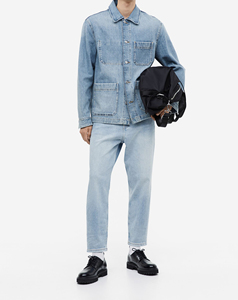 Design <b>High</b> <b>Waist</b> Embroidery Denim Pants Unisex Pink Vintage Acid Wash Baggy <b>Jeans</b> <b>Men</b> - Product Image 1