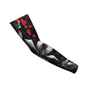 Unisex Digital Custom Logo Sport <b>Arm</b> <b>Sleeves</b> Sets Breathable Quick Dry <b>Compression</b> Wear for Unisex OEM Outdoor Use - Product Image 1