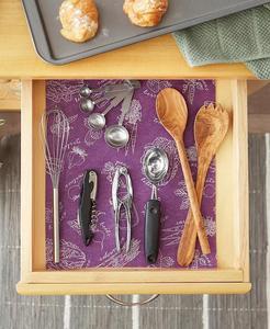 Collezione di fodera per frigorifero Non adesivo, tagliato per adattarsi, 12x24 ", mercato delle melanzane, 6 pezzi | Importazioni di Design - Product Image 6