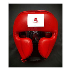 Ensemble de boxe en cuir de haute qualité, neuf, sur mesure, avec protection de la tête et du bas du dos - Product Image 3