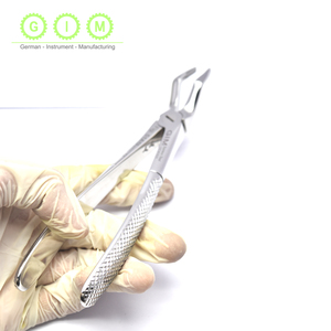 Pinzas de Extracción Dental Manuales de Acero Inoxidable, Pinzas Quirúrgicas para Extracción de Raíces Superiores, Mango Texturizado, Certificación CE ISO13485 - Product Image 2