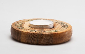 Modern Geometric Metal Iron <b>Tea</b> Light Holder with Powder Coated Finish for Contemporary Living Room Decoration Style - Product Image 2