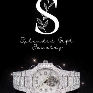 Montre Hip Hop entièrement sertie de diamants, montre de luxe à quartz, cadran en acier inoxydable serti de diamants, montre à quartz pour homme - Product Image 5