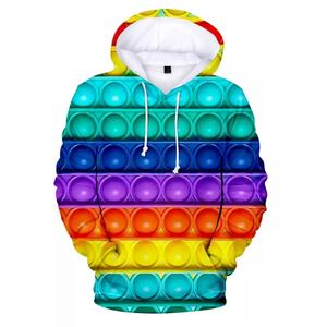 Sudadera con capucha de llama colorida para hombre y mujer, ropa de calle con capucha 3D, suelta, otoño e invierno, nueva tendencia - Product Image 6