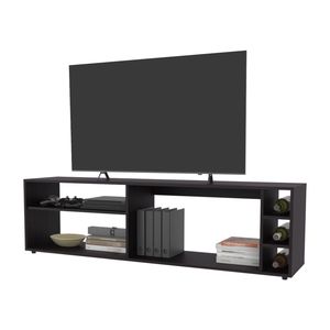 Mobile TV Open Storage Wengue per schermi fino a 70 pollici con finitura in melamina - Product Image 4