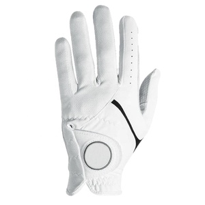 Gants de golf personnalisés pour hommes en cuir imperméable, ajustement parfait, pour main gauche ou droite, avec logo en caoutchouc, en cuir Cabretta - Product Image 3