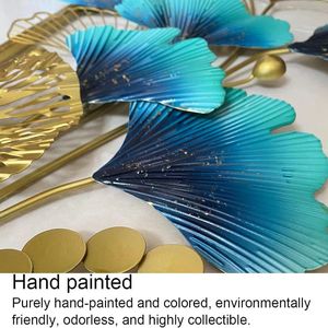 Peacock Paradise – ensemble d'art mural en métal, 2 pièces, 12x36 pouces, décoration rectangulaire verticale en fer pour salon, chambre à coucher, hôtel - Product Image 5