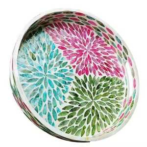 Plateau rectangulaire en bois de luxe moderne, personnalisé, de haute qualité, élégant, écologique, compatible lave-vaisselle, avec compartiments exclusifs - Product Image 1