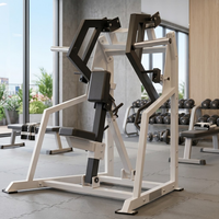Appareil de musculation ergonomique à quatre positions avec plaque de résistance en acier et tablettes suspendues